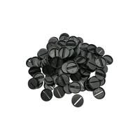 Lot of 100 25mm Round Slot Bases for Warhammer 40k & AoS Games Workshop Wargame Bitz