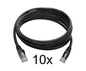 Lot of 10x Tripp-Lite 5ft / 1.5m CAT6 Snagless Gigabit Ethernet Patch Cable RJ45