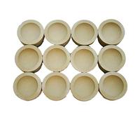 Lot of 12 - # 8AM Mabor Cupel 1-3/4" Gold-Assay-Smelting-Refining-Melting-Cupels