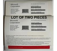 Lot of 2 Microsoft Windows 10 Pro DVD - Genuine Installation Discs