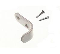 Lot Of 24 Single Hat And Robe Coat Hanger Clothes Hook Aluminium + Screws