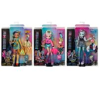 Lot of 3 Monster High Doll Frankie Stein Lagoona Blue & Cleo De Nile with Pets