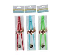 Lot of 3 Plastic Clothespin Chopsticks Red Green Blue Chinese Japanese Sushi
