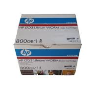 Lot of 5 HP LTO3 Ultrium Worm Data Cartridge 800GB C7973W - Box Of 5 - New
