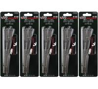 LOT of 5 KATO 20-203 N Scale Unitrack Electric Turnout #6 Right Hand R718-15