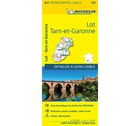 Lot, Tarn-et-Garonne - Michelin Local Map 337