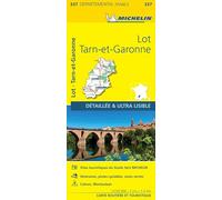 Lot, Tarn-et-Garonne - Michelin Local Map 337