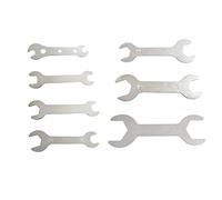 Lotatheta Double Ended 1.5-2mm Thin Brake Wrench Adjusting Offset Bolts Wrench Bicycle Tool Kit Spanner Cone Wrench Bike Cycling 5.5mm Thru 24mm 7 Sizes Cycling Multi Set