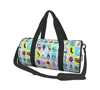 Loteria Colorful Xmas Gifts Travel Duffel Bags Gym Sports Luggage Large Travel Tote Bag Overnight Weekend Bags for Man and Women,Black,One Size(Ts012-9)