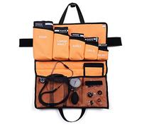 LotFancy Aneroid Sphygmomanometer 5-in-1 Professional with Dual-Head Stethoscope and 5 Size Cuffs, Manual Blood Pressure Monitor Kit for Adult, Large Adult, Child, Thigh Cuffs, Carrying Case Included