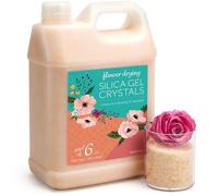 LotFancy Silica Gel for Drying Flowers 6 LBS, Silica Sand with Indicator