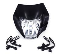 LOTFI Motorcycle Bulbs Headlights Headlamp Head Light Lamp Fit For KTM SX XC SXF XCF XCW EXC EXCF 125 150 250 350 450 500 530(S2 black)