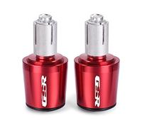 LOTFI Motorcycle Handlebar Ends CNC Handle Bar Grips Cap Fit For SUZUKI GSR400 GSR600 GSR750 GSR 400 600 750 GSX-S 750 1000 Accessories (Size : Red)