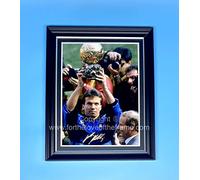 Lothar Matthaus Hand Signed Autograph Inter Milan Ballon d'Or Winner Football Soccer Memorabilia Photo In Luxury Handmade Wooden Display & Certificates of Authenticity