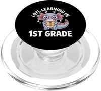 Lotl Learning In 1st Grade Cute Axolotl Back To School PopSockets PopGrip for MagSafe
