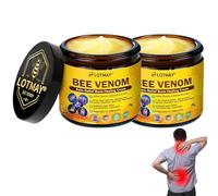 LOTMAY Bee Venom Pain-Relief Bone Healing Cream, Professional Bee Venom cream for arthritis, LOTMAY Bee Venom Repair Cream, Joint & Bone Therapy Crem, for All Skin Types (2 Bottle)