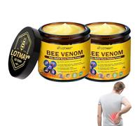 LOTMAY Bee Venom Pain-Relief Bone Healing Cream, Professional Bee Venom Joint Cream, Bee Venom Pain Relief Cream, Professional Joint Care, Natural LOTMAY Bee Venom Cream for All Skin Types (2 Pcs)