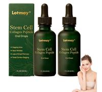 Lotmay Collagen Peptide Oral Drops, Lotmay Collagen Peptide Oral Solution,Natural Collagens Drops, Collagens Oral Liquid Professional Skin Care for All Skin Types (2 Pcs)