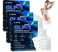 Lotmay GLP-1 Ultra Concentrated Essence Capsules, GLP-1 Ultra Concentrated Essence Capsules, Lotmay GLP-1 Peptide Complex Serum, NAD+ Pearls Serum for All Body Types (3Box)