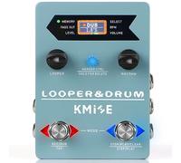 Lotmusic Loop Pedal & Drum Machine 2 in 1 Stereo Guitar Loop Pedal with 100 Styles Drum Slots, 40 Slots 160 Minutes Looper Recording Capacity Compatible with