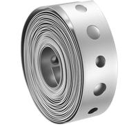 Lotnery 10FT Galvanised Steel Fixing Strap Perforated Metal Band with Pre-Drilled Holes | Heavy Duty Pipe Brackets, Fence Supports & DIY Builders Banding | Corrosion Resistant