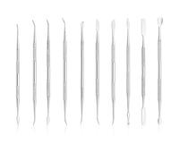 Lotnery 10PCS Clay Sculpting Tools, Stainless Steel Tools Set for Clay Modelling, Pottery Carving & Wax Crafting with Ergonomic Grip - Professional Art Tools Kit