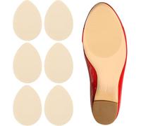 Lotnery 12 pcs Non-Slip Shoe Pads for High Heels, Self-Adhesive Anti-Slip Shoe Grips | High Heel Sole Protectors | Silicone Shoe Pads for Leather Shoes, Sandals & Boots | Shoe Repair Soles