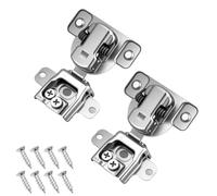 Lotnery 2 PCS Adjustable Cabinet Interior Door Hinges, Turning Axis Soft Close Cupboard Wardrobe Doors Hinges,Concealed Hinge for Kitchen Bathroom Window Wardrobe Bookcase