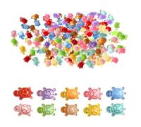 Lotnery 200 PCS Luminous Mini Turtles with Storage Box, Tiny Resin Animals with Glow-in-the-Dark Design - Perfect for DIY Crafts, Fairy Garden, Potted Plants, Aquarium & Dollhouse Decorations