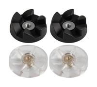 Lotnery 4 Pcs Gear Replacement Plastic Top Base Gear & Rubber Gear Juicer Blender Part Replacement Spare Part Blender Coupler Compatible with Nutribullet 600w/900w