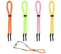 Lotnery 4pcs Floating Sunglasses Strap, Adjustable Anti-Lost Eyewear Retainer for Surfing, Kayaking and Water Sports - Fits Glasses with 4-9mm Temple Width