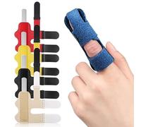 Lotnery 5 Pcs Finger Splints, Adjustable Trigger Finger Splint, Support Finger Stabilizer Brace for All Fingers, for Broken, Strained, Sprained, Swollen Fingers, Arthritis or Tendinitis
