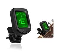 Lotnery Guitar Tuner Clip On, Digital LCD Display for Acoustic Guitar, Bass, Violin, Ukulele, Electronic Guita - Fast, Accurate, Easy to Use - Battery Included