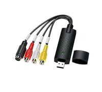 Lotnery USB Video Capture, Audio Video Grabber USB 2.0, USB Video Capture Plug & Play Audio Video Converter- VHS to Digital Converter Analogue to Digital Capture Card Compatible with Windows XP/Vista