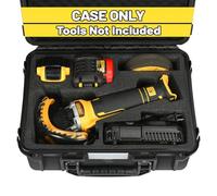 LOTOCASE Case for Dewalt 20V MAX Grinder Tool DCG416 | DCG415 | DCG413, Waterproof Tool Box for Dewalt Grinder/Cutting Wheels/Battery/Charger (Case Only)