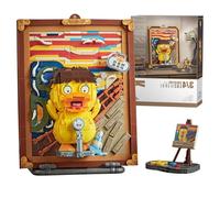 LOTOLO Mini Building Blocks Cute 3D Painting Model Set,Creative Simulation Particle Stereograph Collection Construction Building Bricks Toy,Home Decor (The Scream Duck)