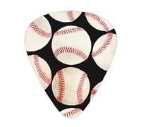 Lots Of Baseball Acoustic GuitarGuitar Picks 12 Pcs, Electric Guitar Essential Thick And Thin Guitar Plectrums Students 0.46 0.96 0.71 Mm