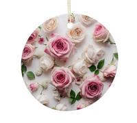 Lots of Flowers on The Floor Ceramic Ornament Hanging Decor