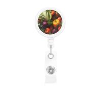 Lots of Fresh Vegetables Retractable Badge Holder Light and Durable Wear-Resistant for Daily Work Use