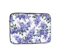 Lots of Lilacs Patterned Laptop Sleeve 10 Inch Shockproof for Slim Protective Notebook Computer Bag Briefcase