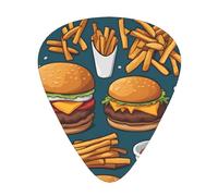 Lots of tasty food 12 guitar picks per pack, available in 3 different thicknesses, suitable for electric guitars, ukuleles, etc.