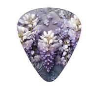 Lots of violets Printed guitar picks - three thicknesses: thin, medium and thick, suitable for electric guitar, bass and ukulele.