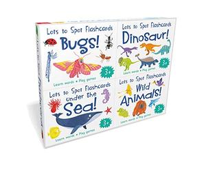 Lots to Spot Flashcards Set: Busy Animals - Illustrated Cards for First Words