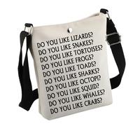 LOTS TV Show Inspired Gift Animal Questions Crossbody Bag Reality TV Comedy Quote for TV Show Lover (DO YOU LIKEBag)