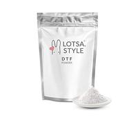 Lotsa Style Direct to Film DTF Powder Digital Transfer Hot Melt Adhesive PreTreat for Direct Print for T-Shirt (17.6oz/500g, White)