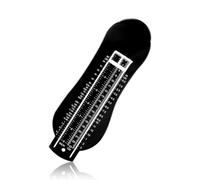 Lotsdonxia 1 Pc ABS Plastic Foot Measure Suitable for Growth Footprint Measurement (Black)