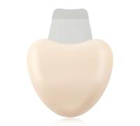 Lotsdonxia 1 Pcs Face Blackhead Scraping Tool, Mini Metal Blackhead Scrper Beige Plastic Shovel Remover for Women Men Blackhead Removing