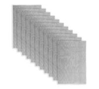 Lotsdonxia 10 Pcs Flower Pot Hole Mesh Pads, 11.8 x 7.8 Inch Rectangular Polyethylene Drainage Netting Mats for Bonsai and Plant Pots, Soil Retention and Drainage Enhancement