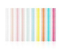 Lotsdonxia 10 PCS Plastic Binding Combs | 30-Hole Spiral Coils for Documents, A4/B5/A5 | Reusable, Trimmable & 10 Colours | Compatible with Binding Machines, School, Office Supplies
