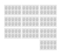 Lotsdonxia 10 Sheets Invisible Earring Lobe Support Patches - Breathable Adhesive Stickers for Heavy Earrings & Split Earlobes